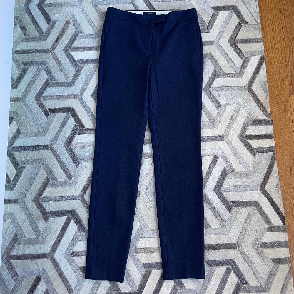 J.Crew Ryder Pant, Navy, Size 2